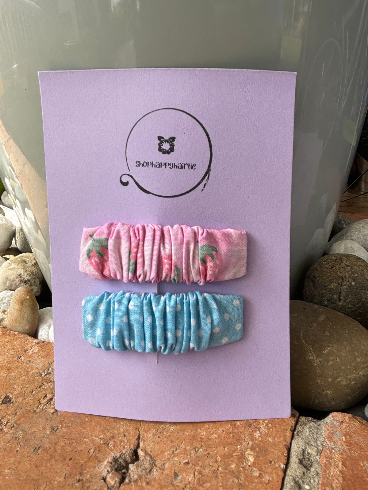 Handmade Ruffle Hair Clips