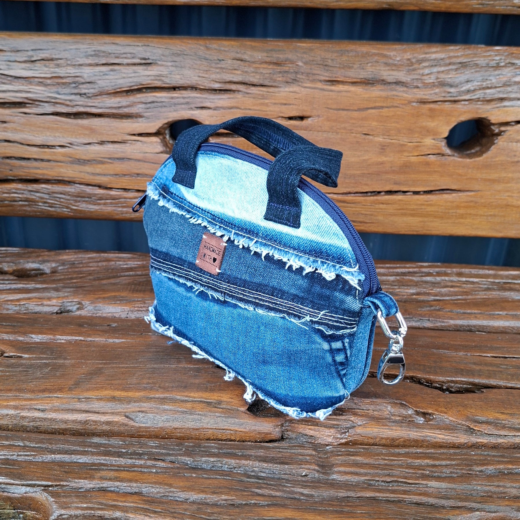 Tiny Recycled Denim Handbag