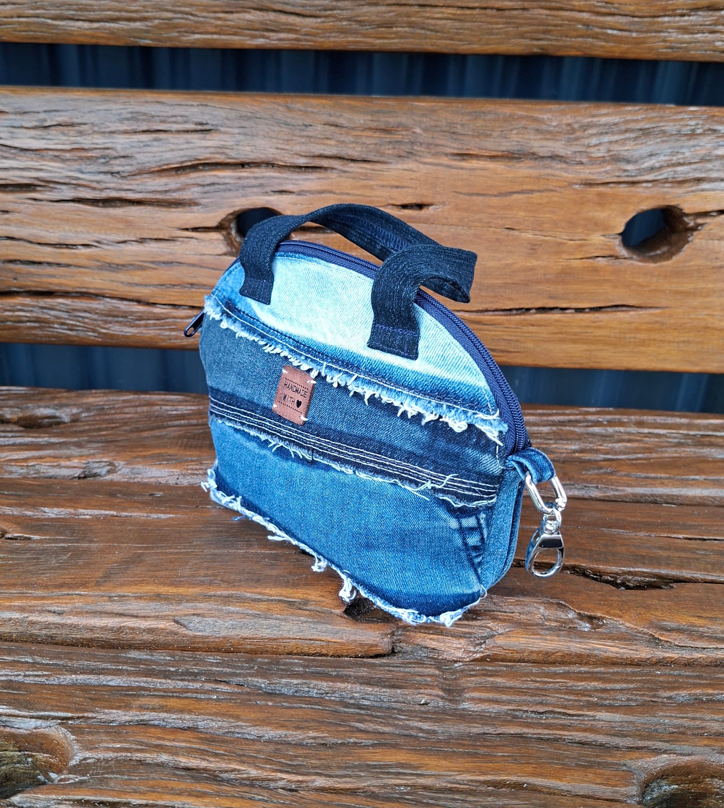 Tiny Recycled Denim Handbag