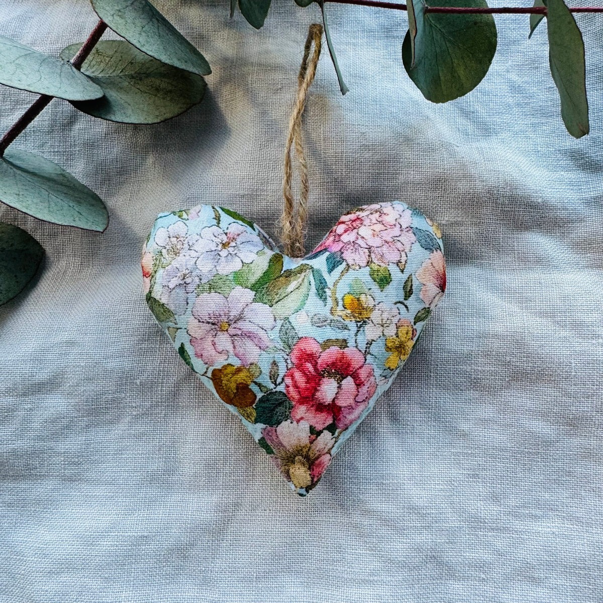 Romantic Hearts - handmade with wool filling