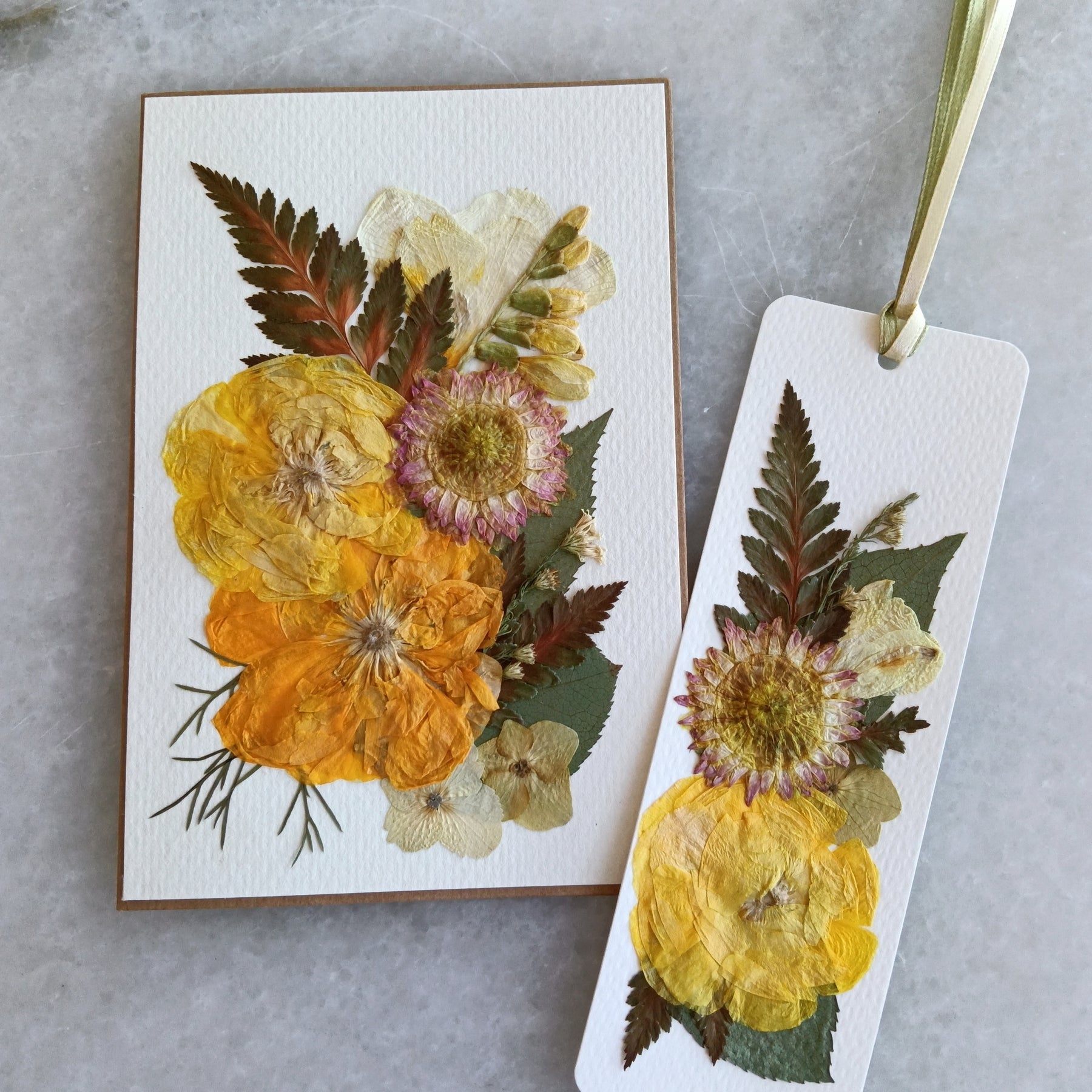 Floral Gift Set | Card & Bookmark