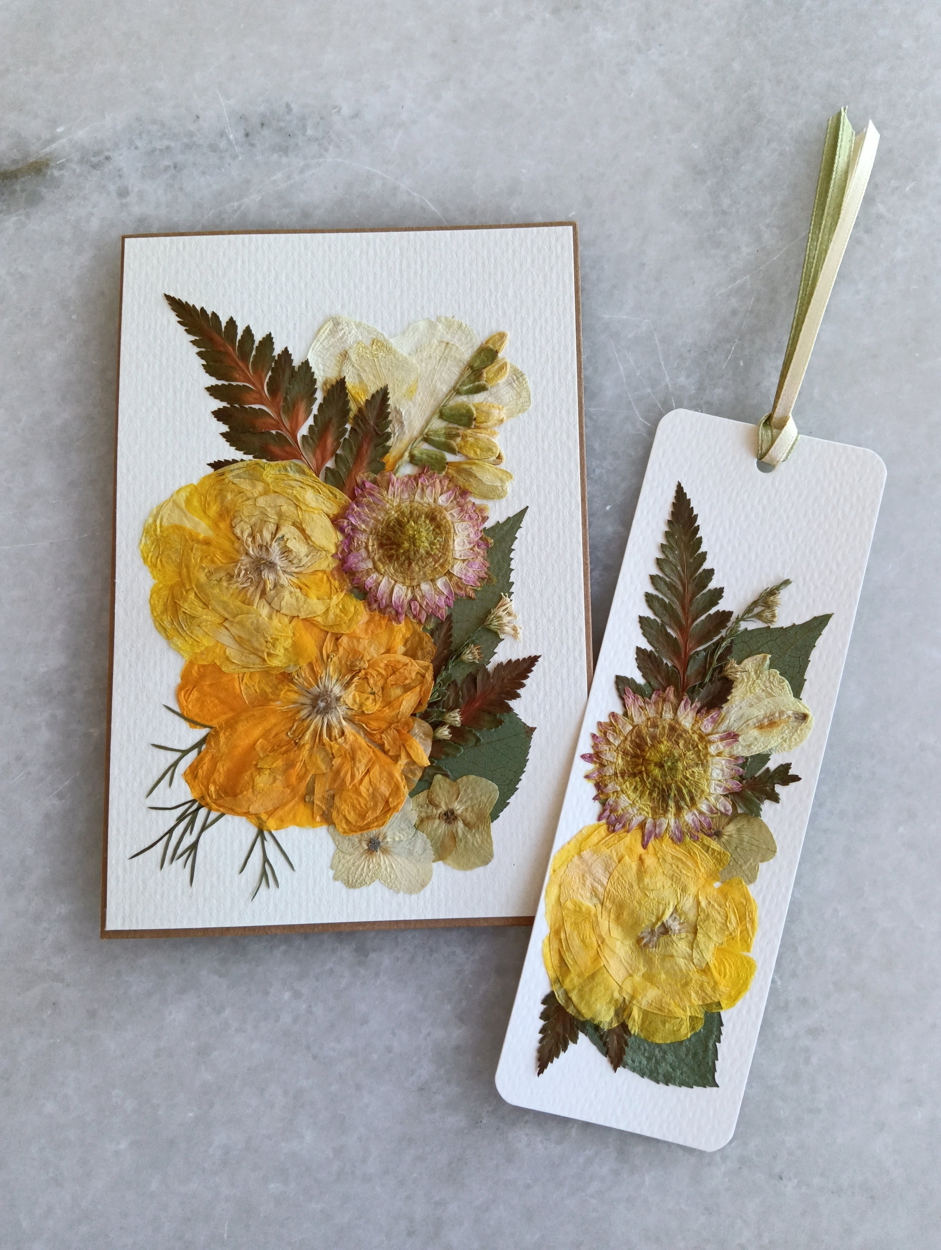 Floral Gift Set | Card & Bookmark