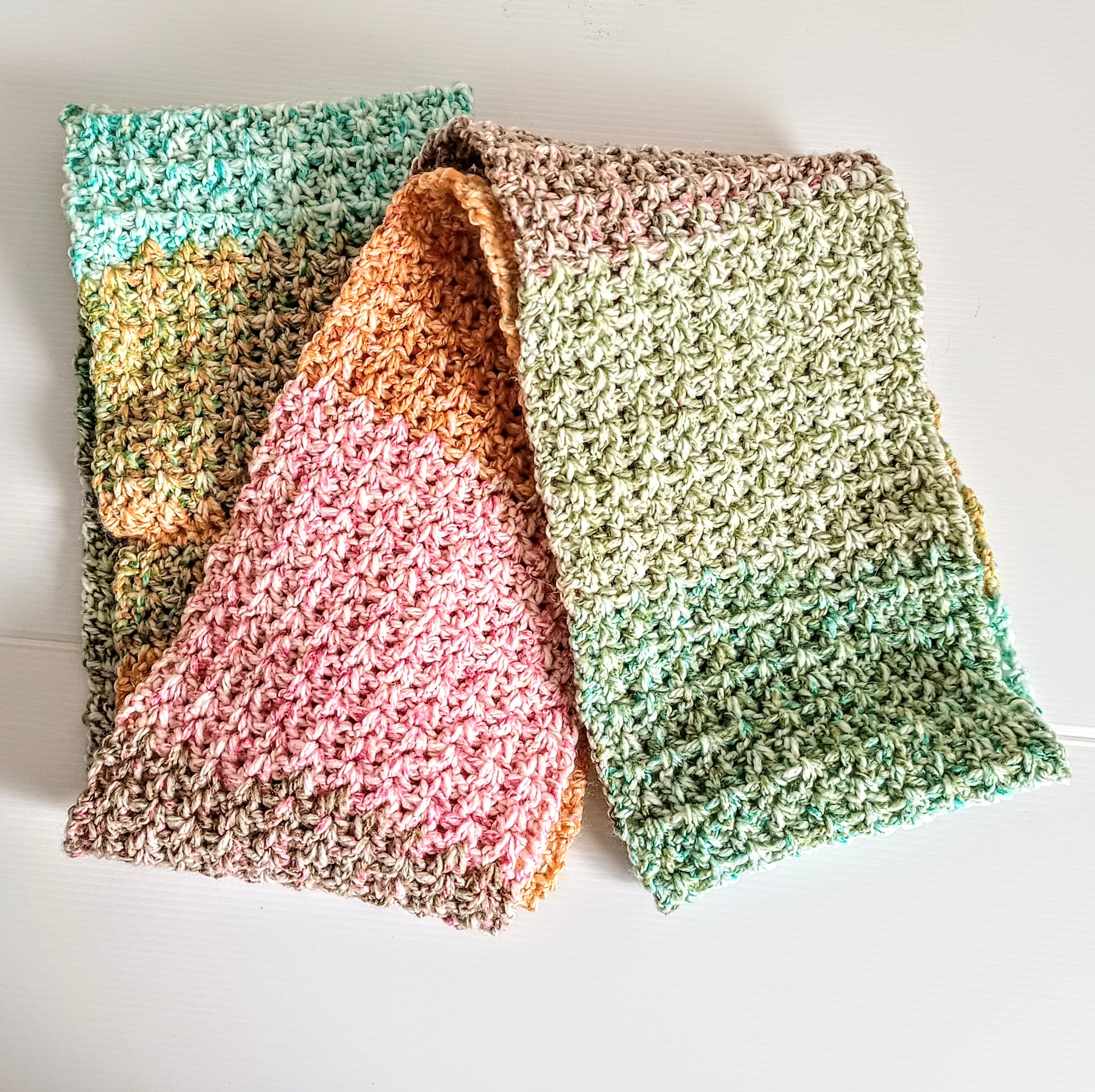 Crochet Acrylic Infinity Scarf