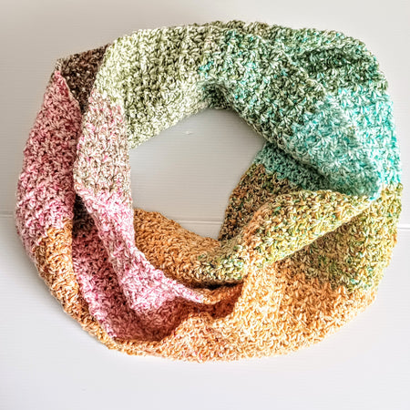 Crochet Acrylic Infinity Scarf