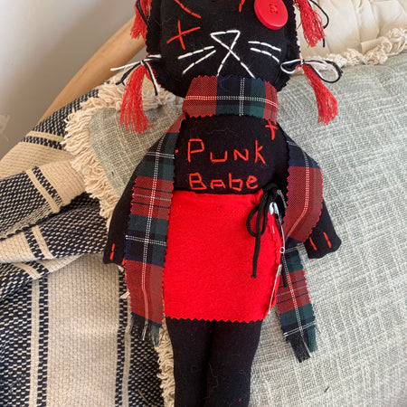 Punk Baby Handmade Recycled Fabric