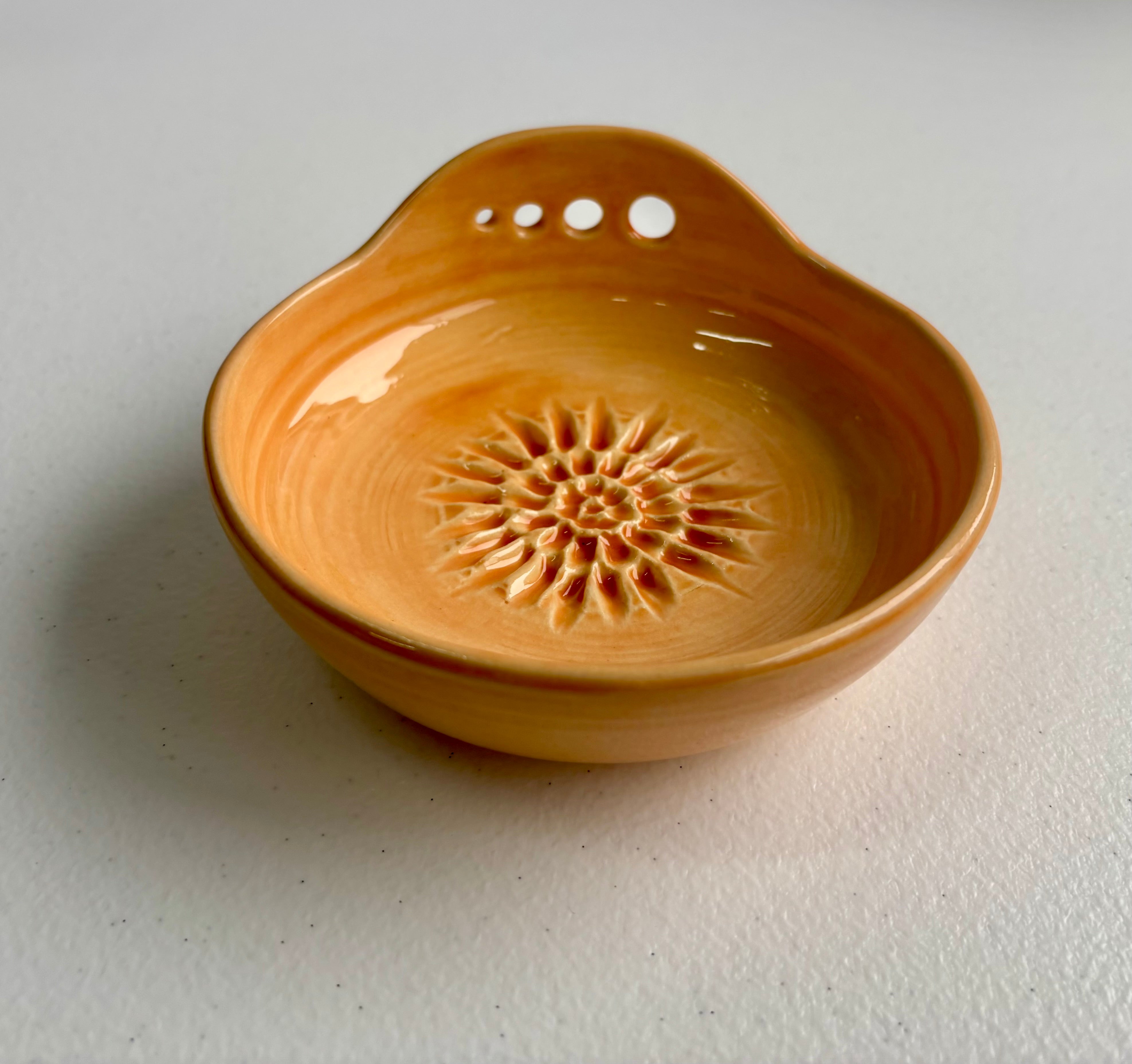 Personalised CUSTOM Ceramic Garlic Ginger Grater Herb Stripper