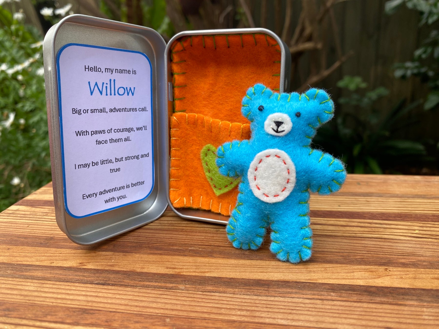 Teddy in a tin - Willow #1