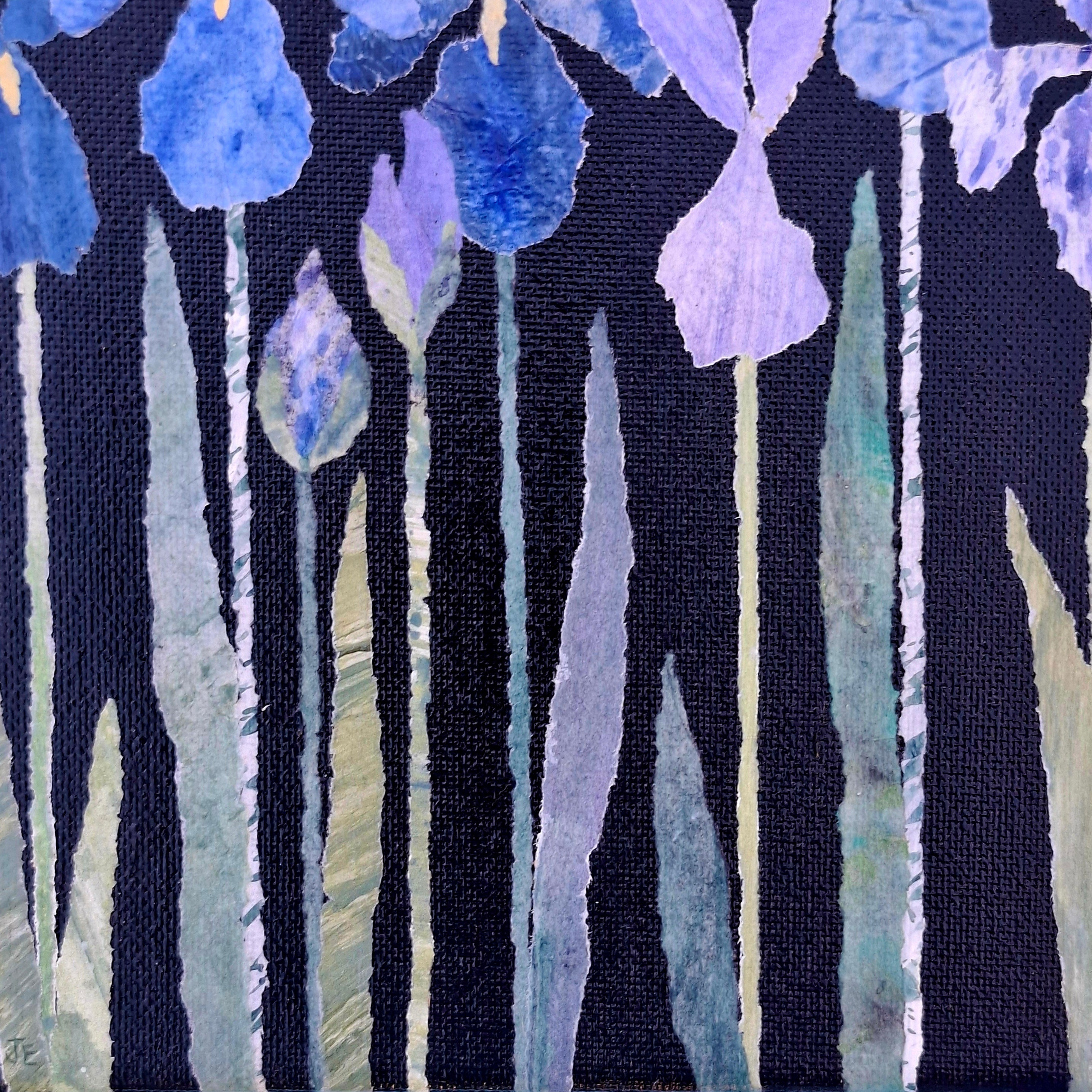 ORIGINAL ARTWORK - Iris Surprise - 20cm x 20cm