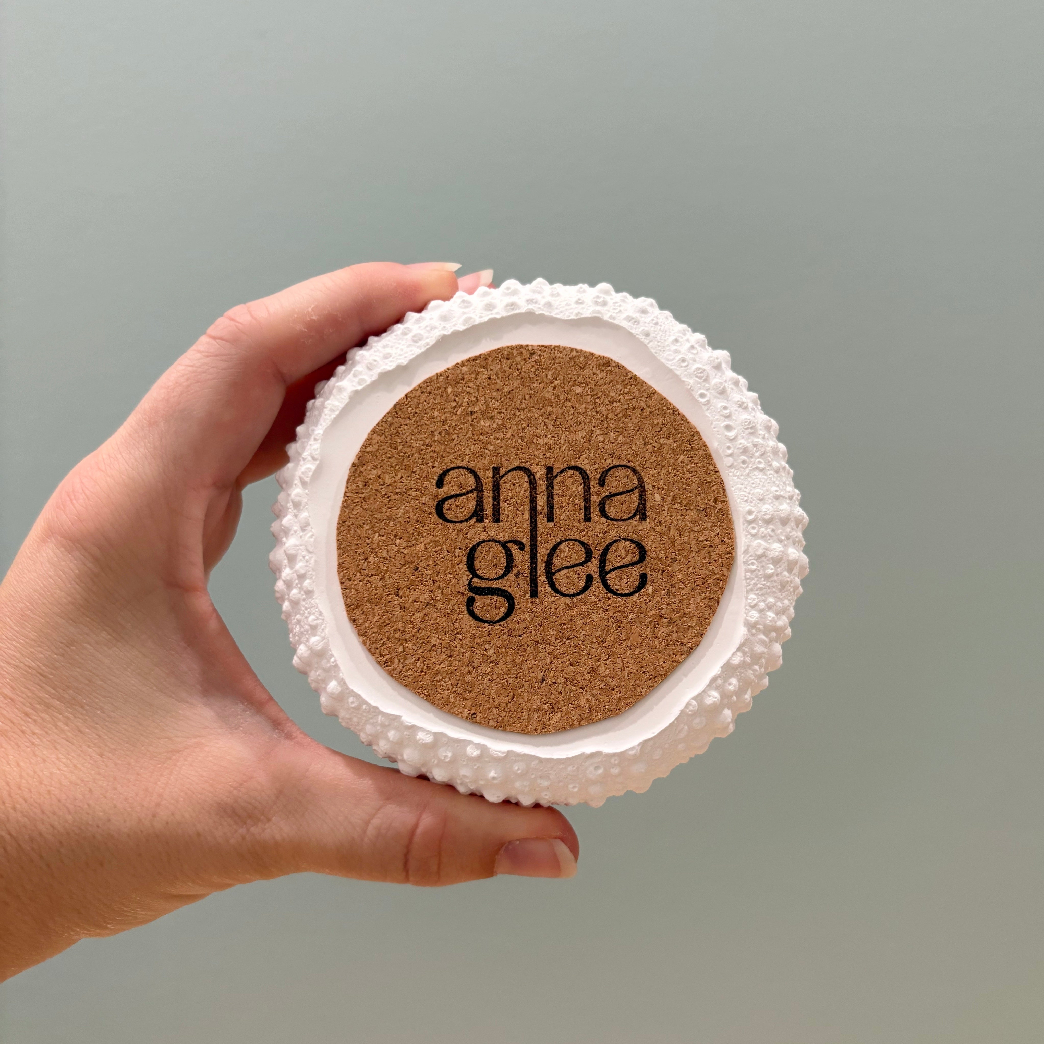 Large sea urchin photo/sign holder - eco resin