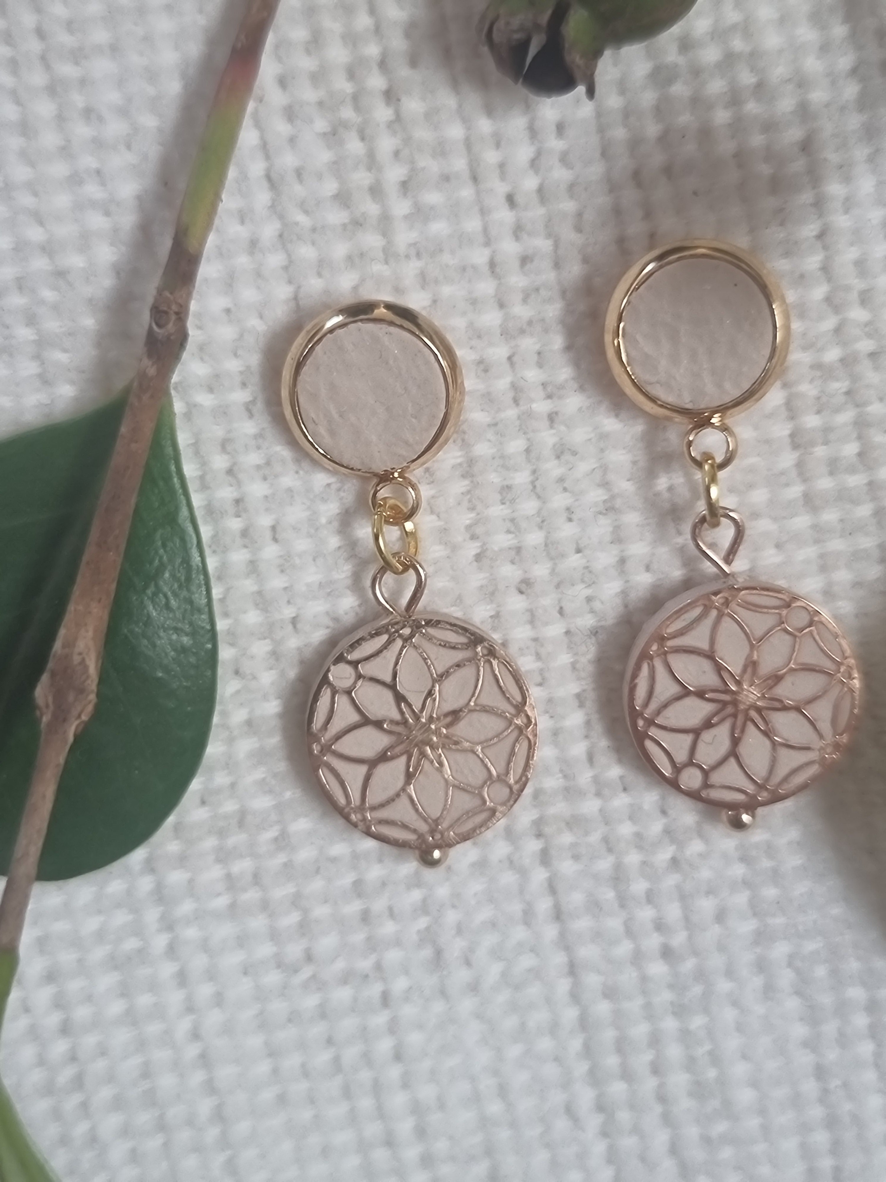 Sand Lace Dangles