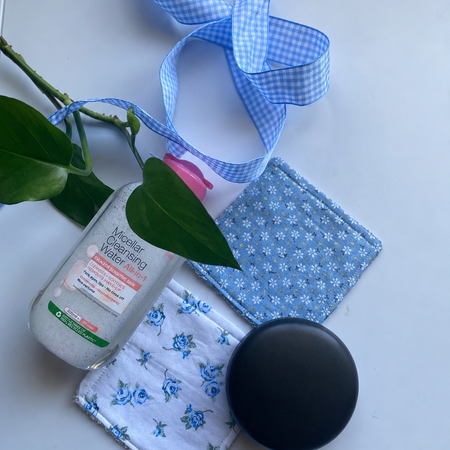 Reusable Makeup Remover Pads – Patterned Fabric & Soft Baby Towel