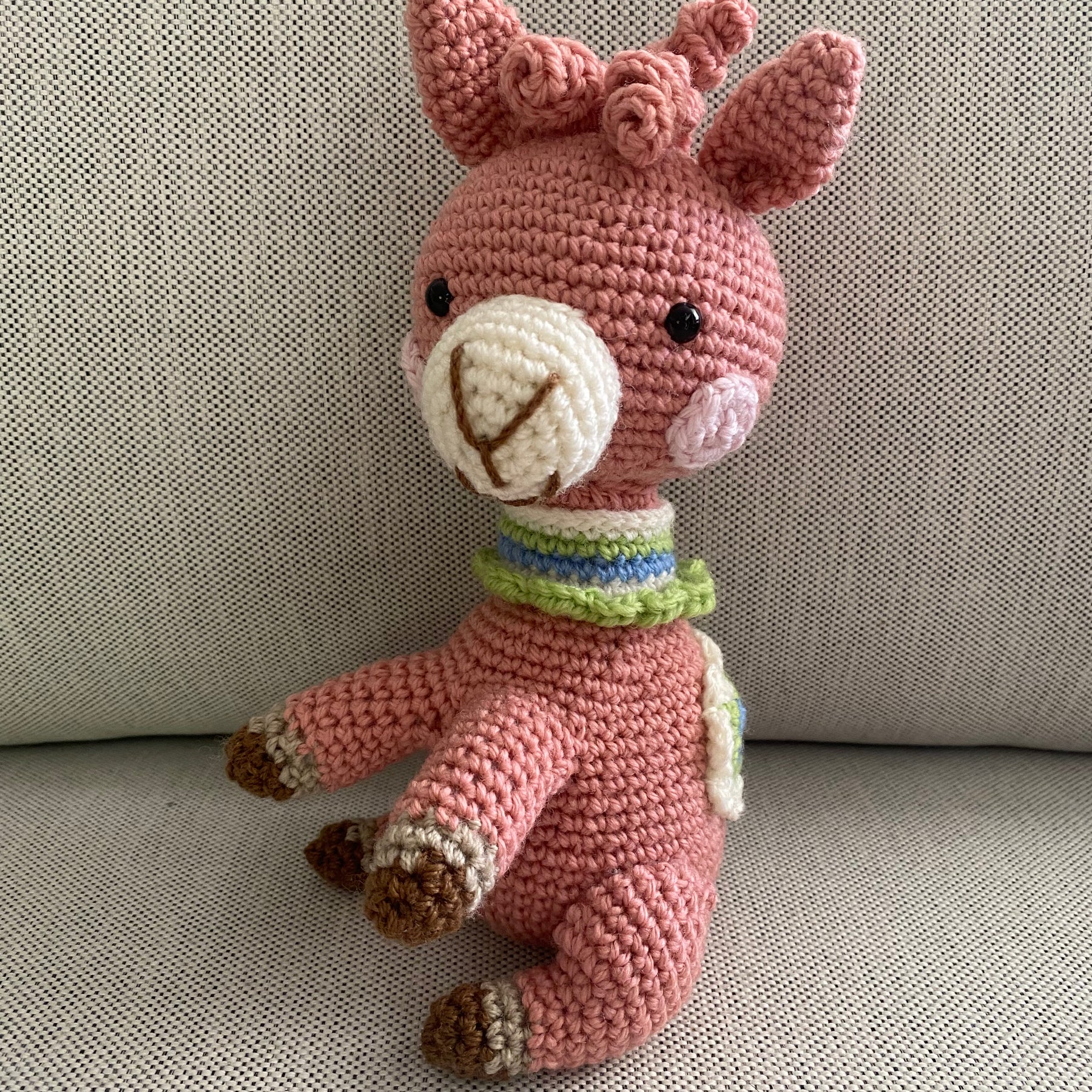 Llama - crocheted toy