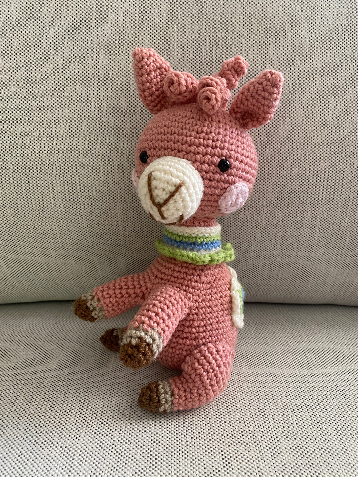 Llama - crocheted toy