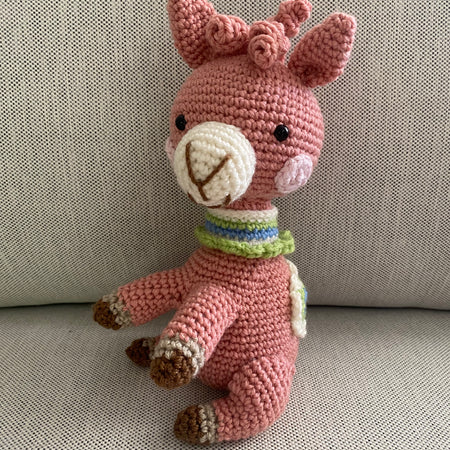 Llama - crocheted toy