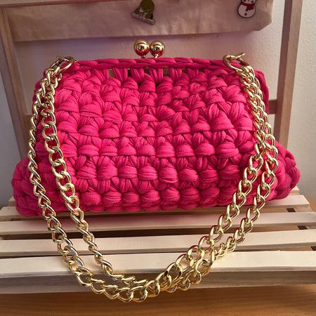 Rose clutch bag