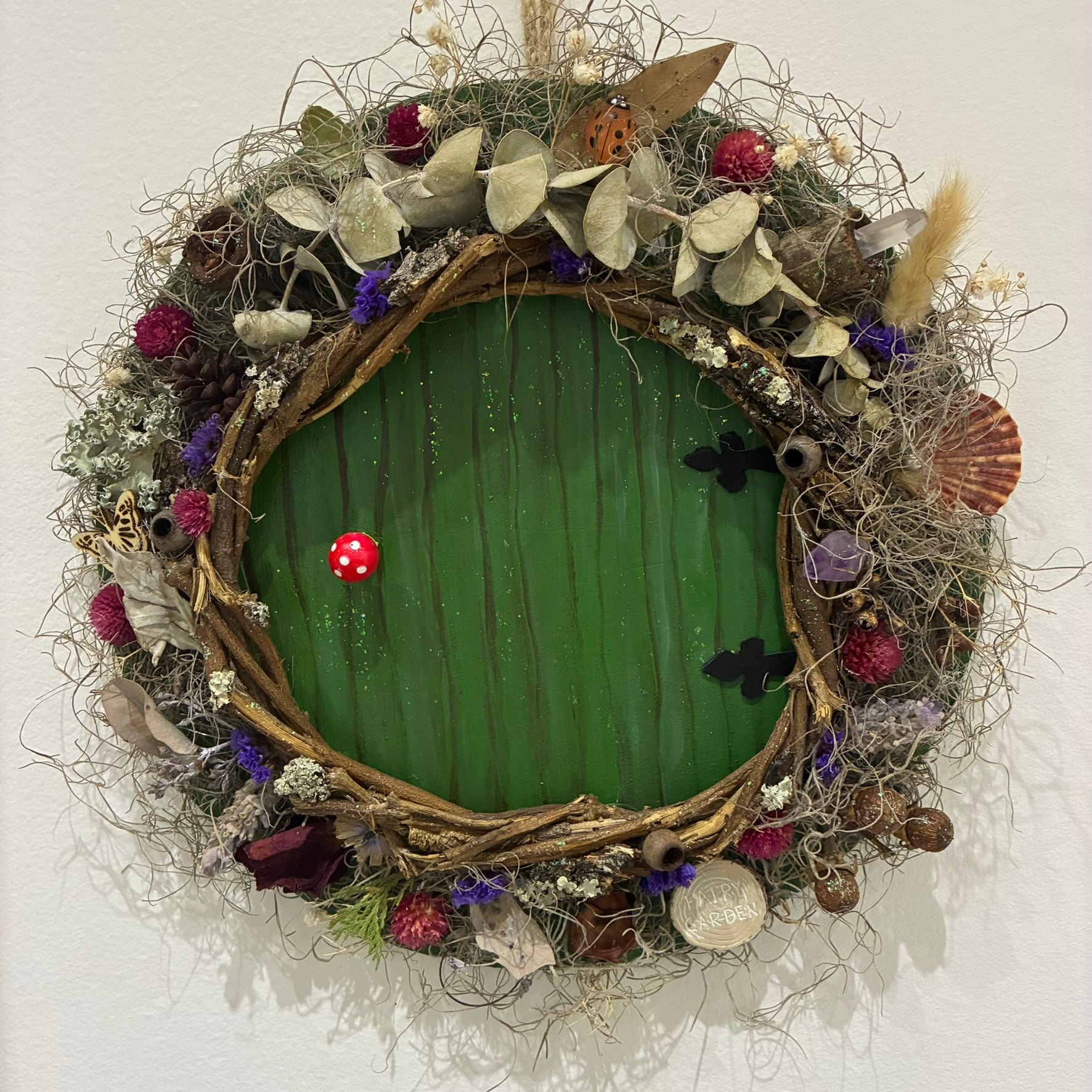 Wreath - Hobbit Faery Door (Green)