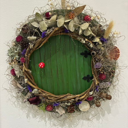 Wreath - Hobbit Faery Door (Green)