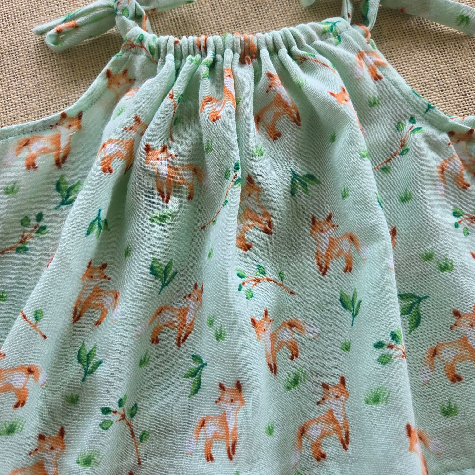 "Foxy Friends" Swing-Top & Bloomers Set (Newborn-3 Months)
