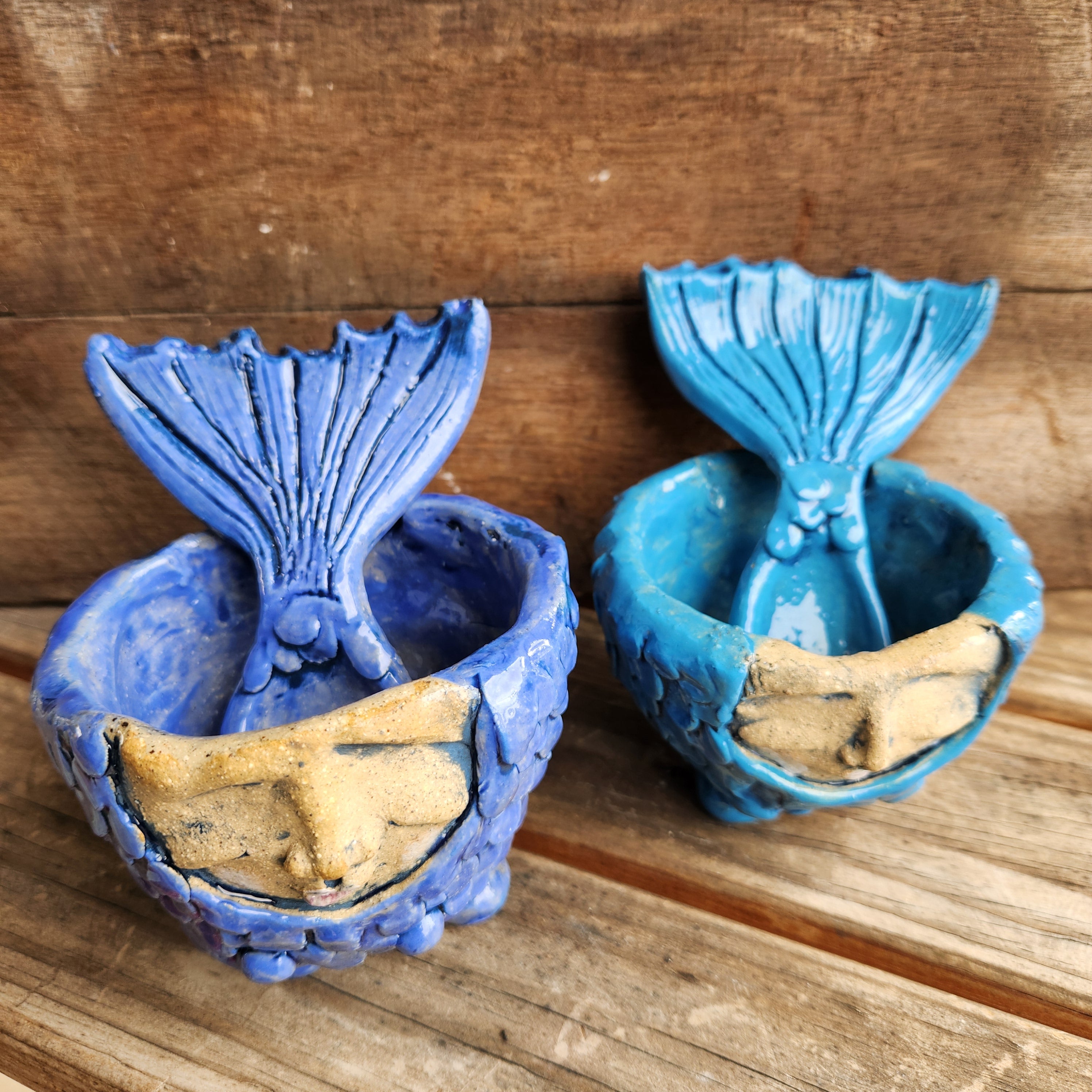 Mermaid salt pot, table gift