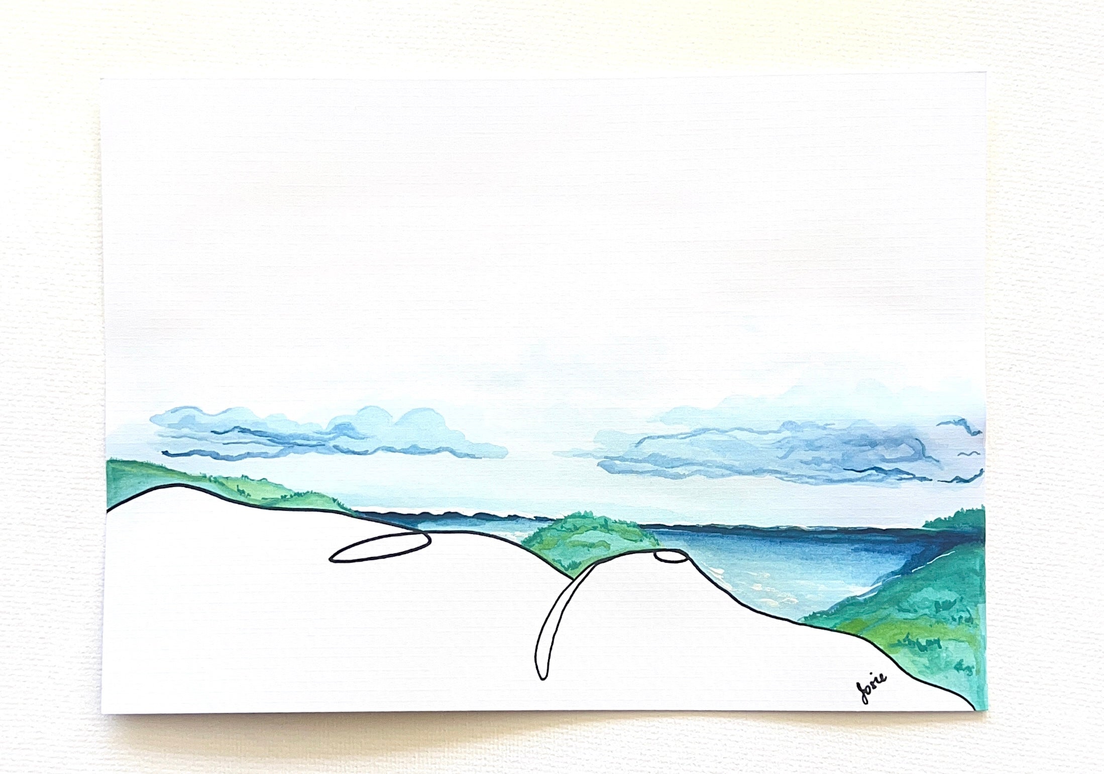 Abstract Mother Nature Diptych