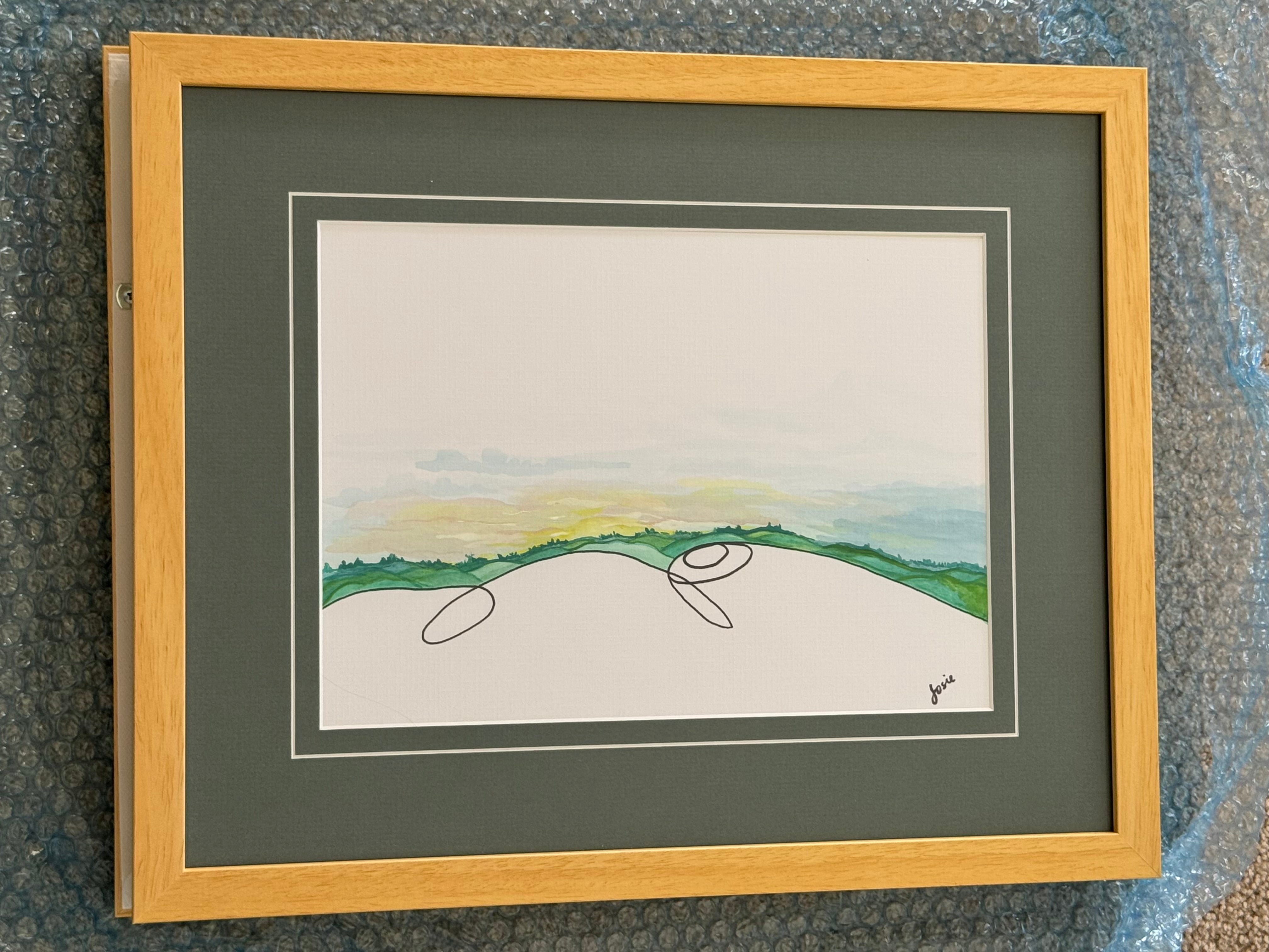 Abstract Mother Nature Diptych