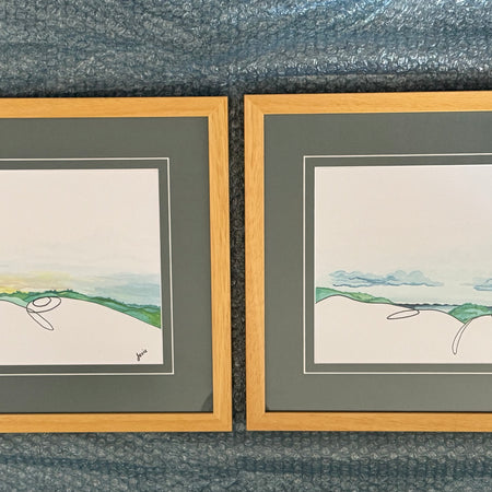 Abstract Mother Nature Diptych