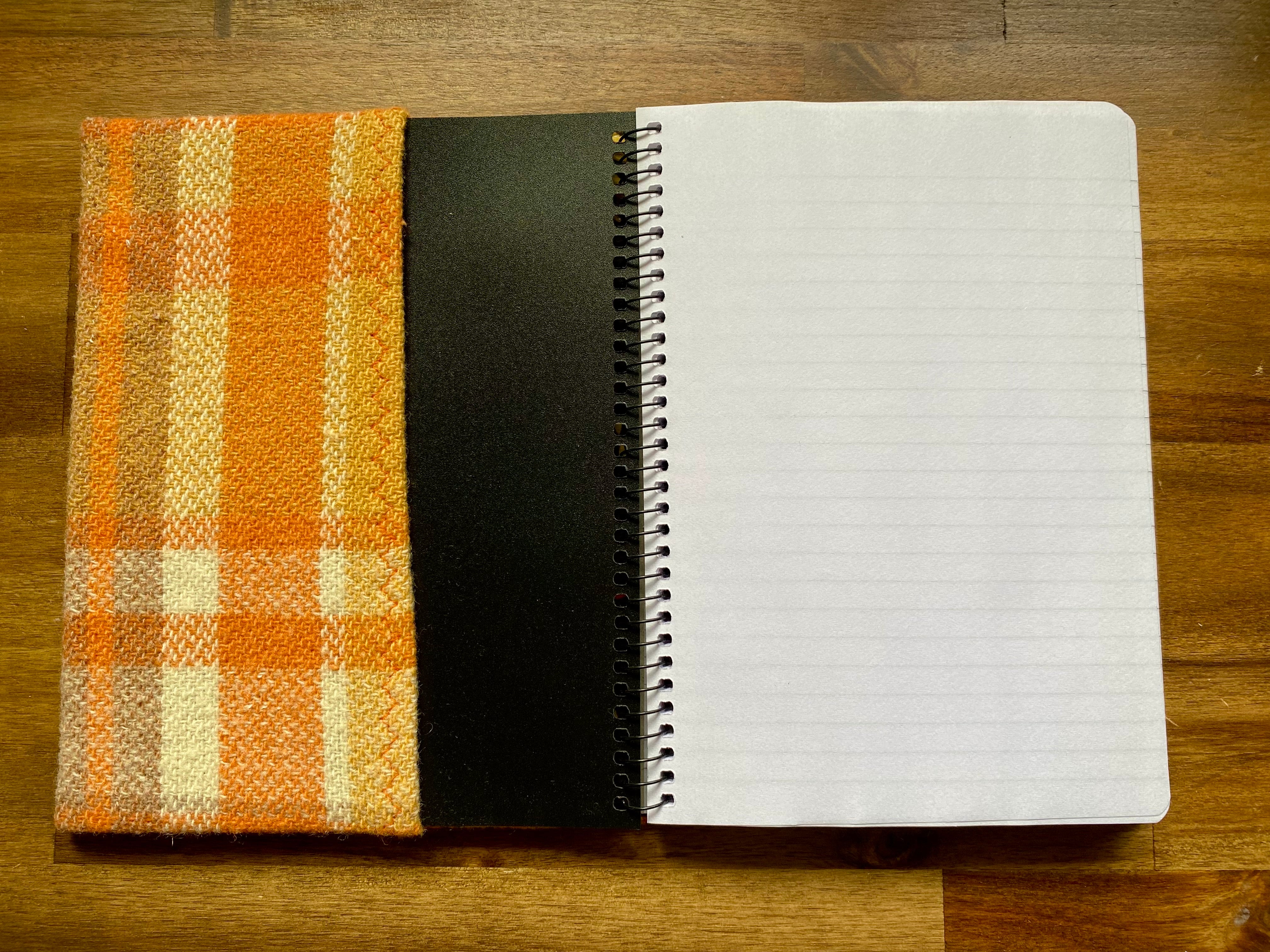 A5 Upcycled Notebook Dachshund - Orange