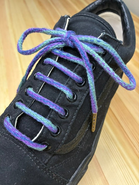 Art of the Lace - Blueberry Blends Round Shoelaces