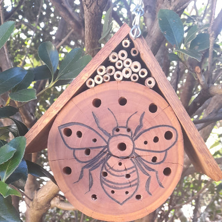 Hardwood Native Bee Hotel