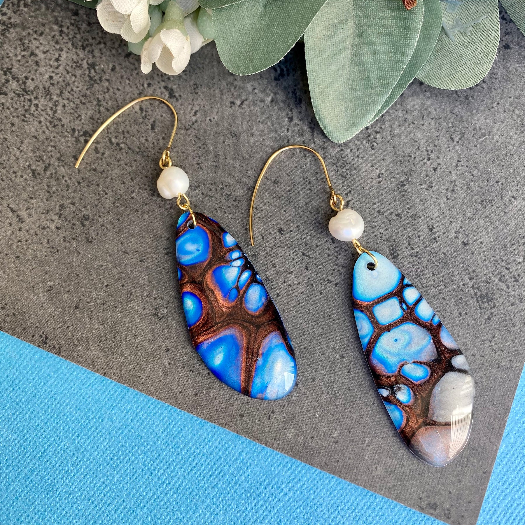 Freshwater Pearl Collection Dangle Earrings