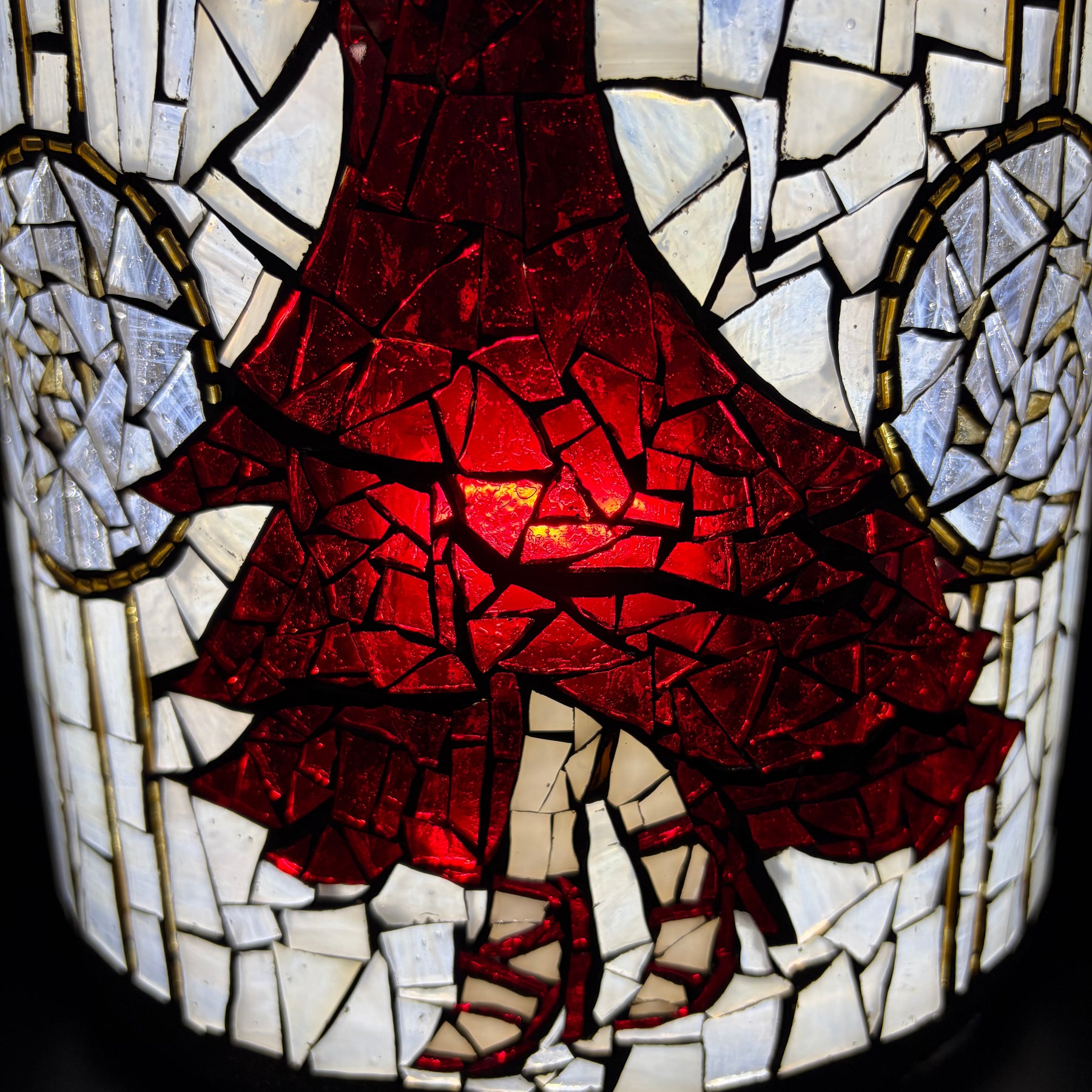Myrtle – Handmade Art Deco Mosaic Votive