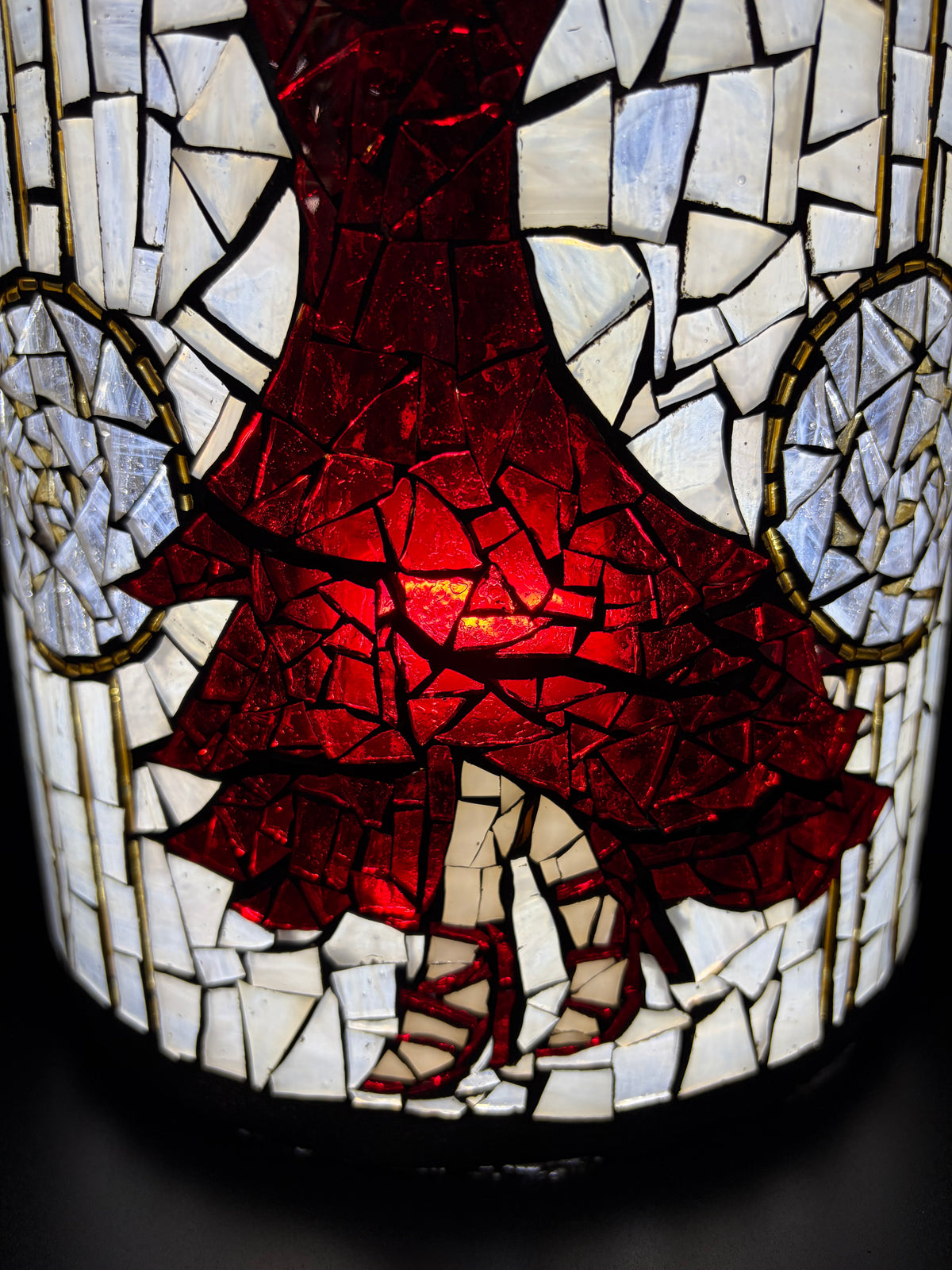 Myrtle – Handmade Art Deco Mosaic Votive