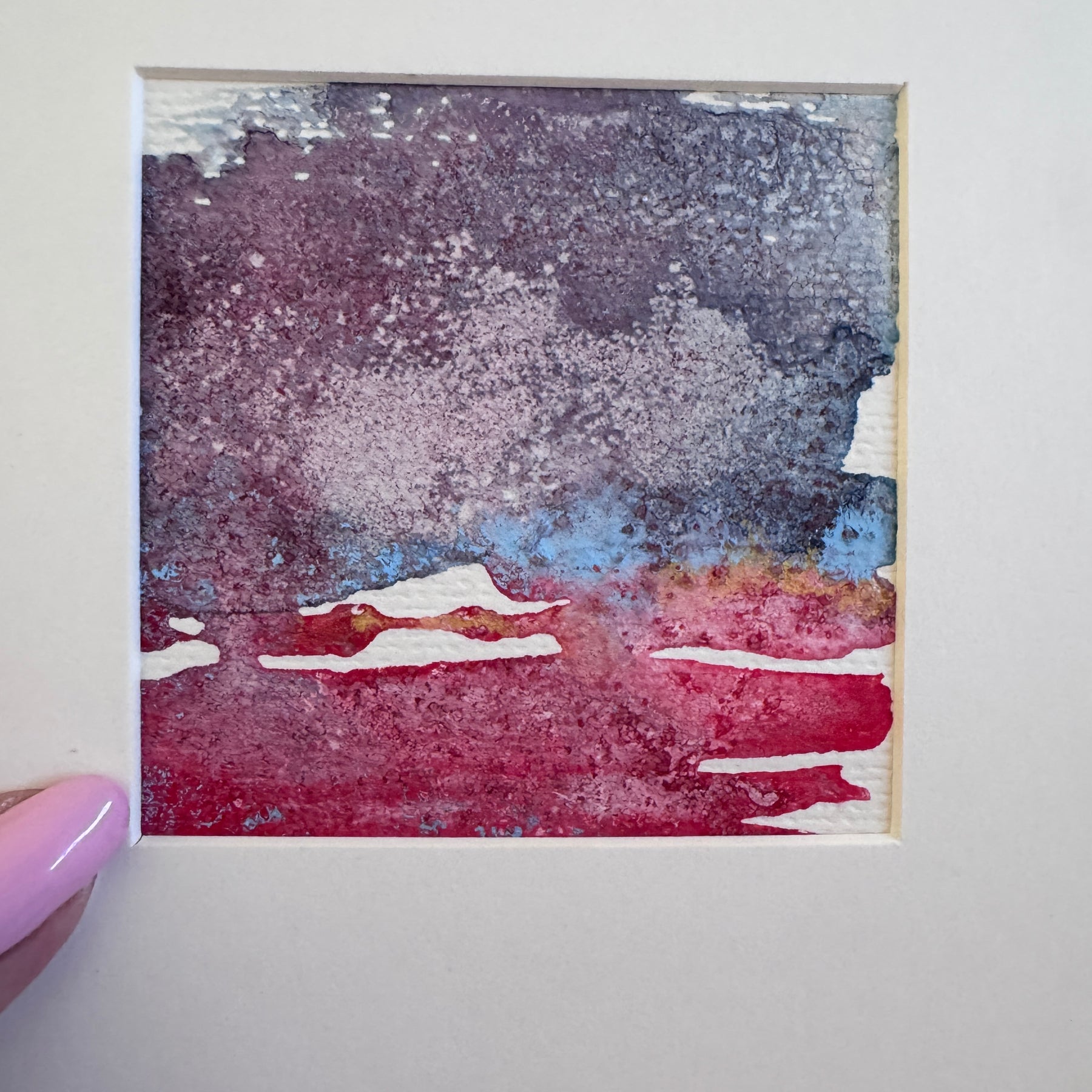 Velvet Tide Original Abstract Watercolour