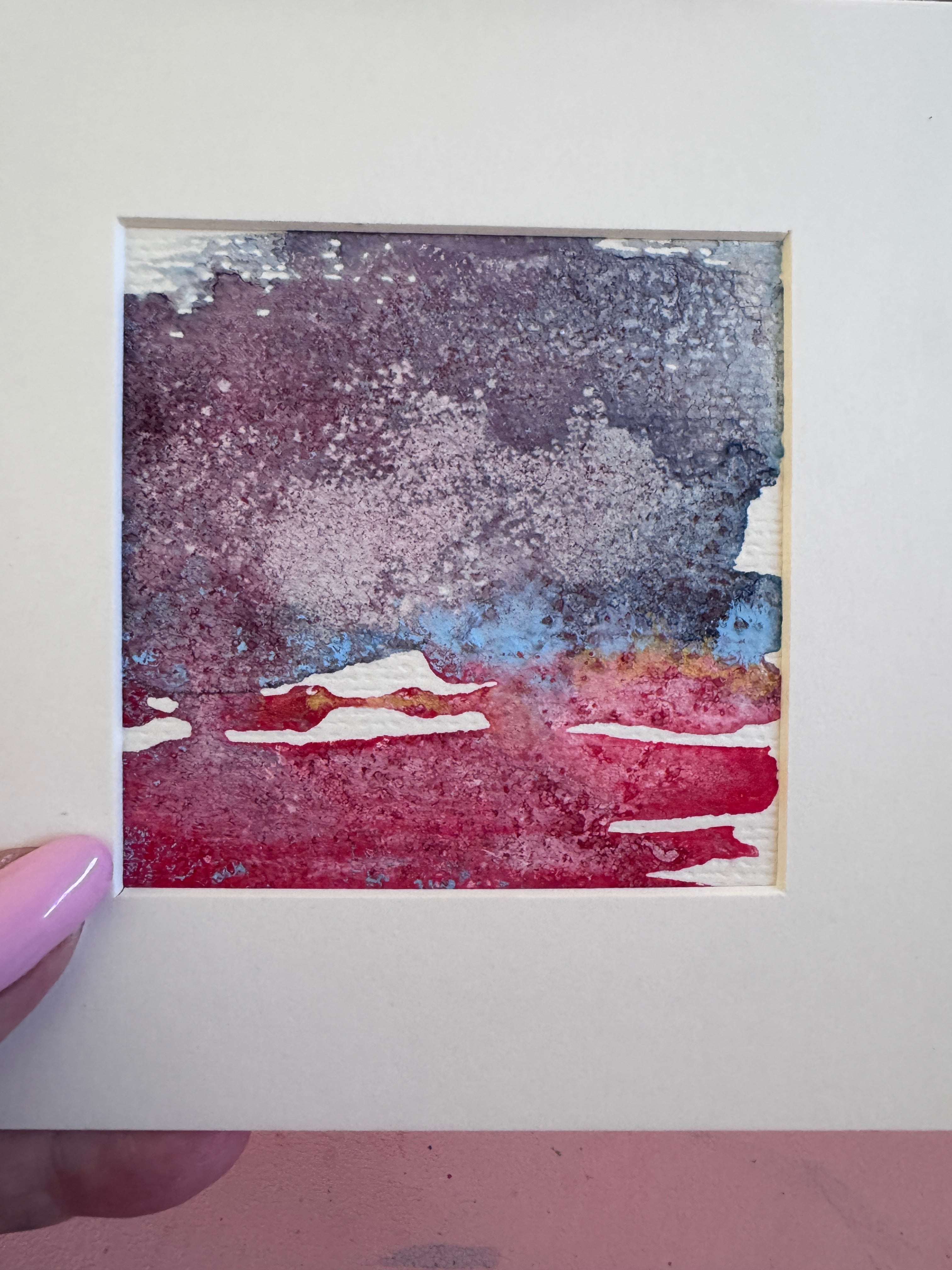 Velvet Tide Original Abstract Watercolour