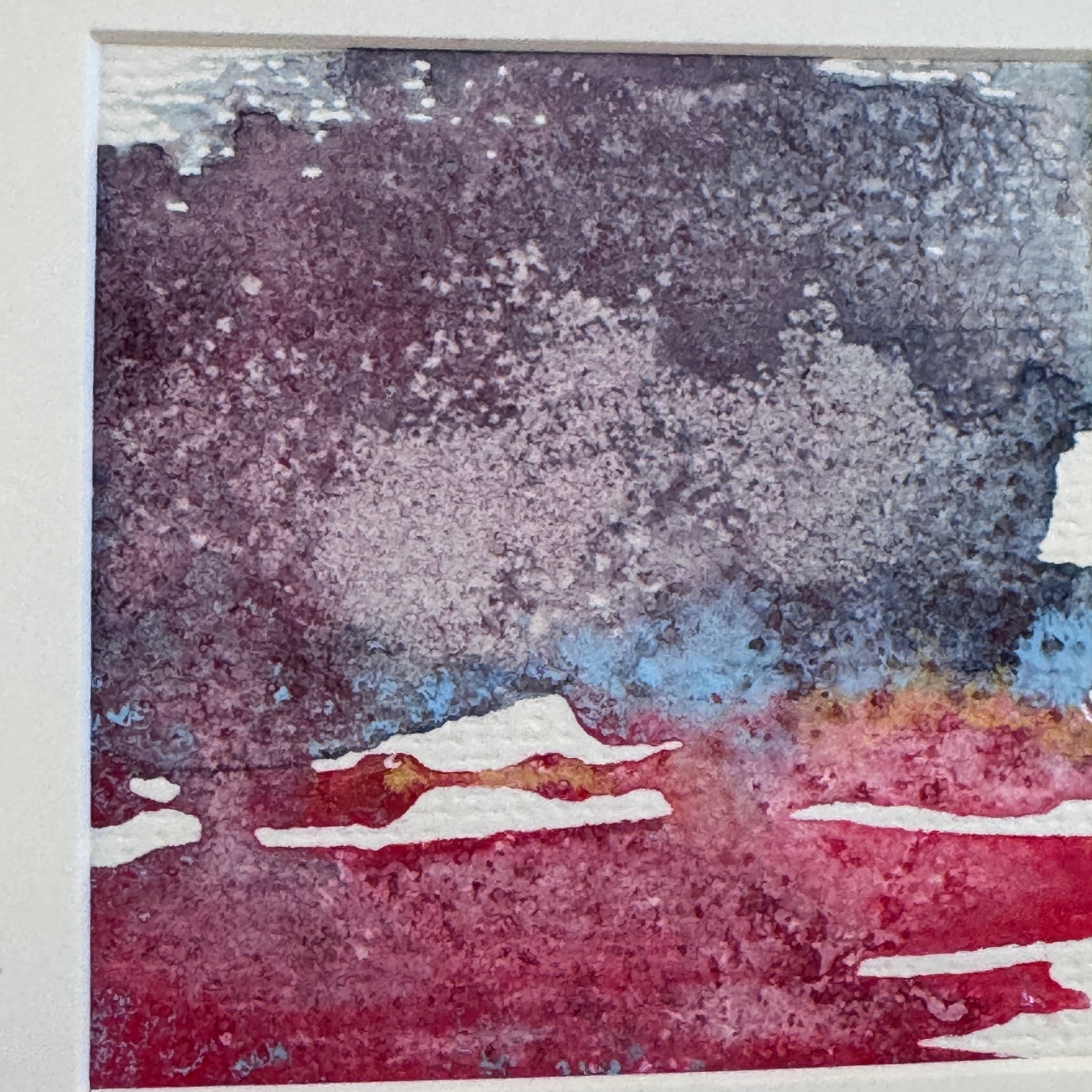 Velvet Tide Original Abstract Watercolour