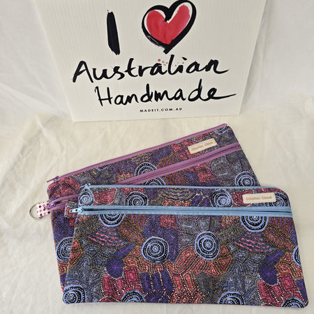 Handmade | Pencil Case | Double Zippered | Indigenous Design