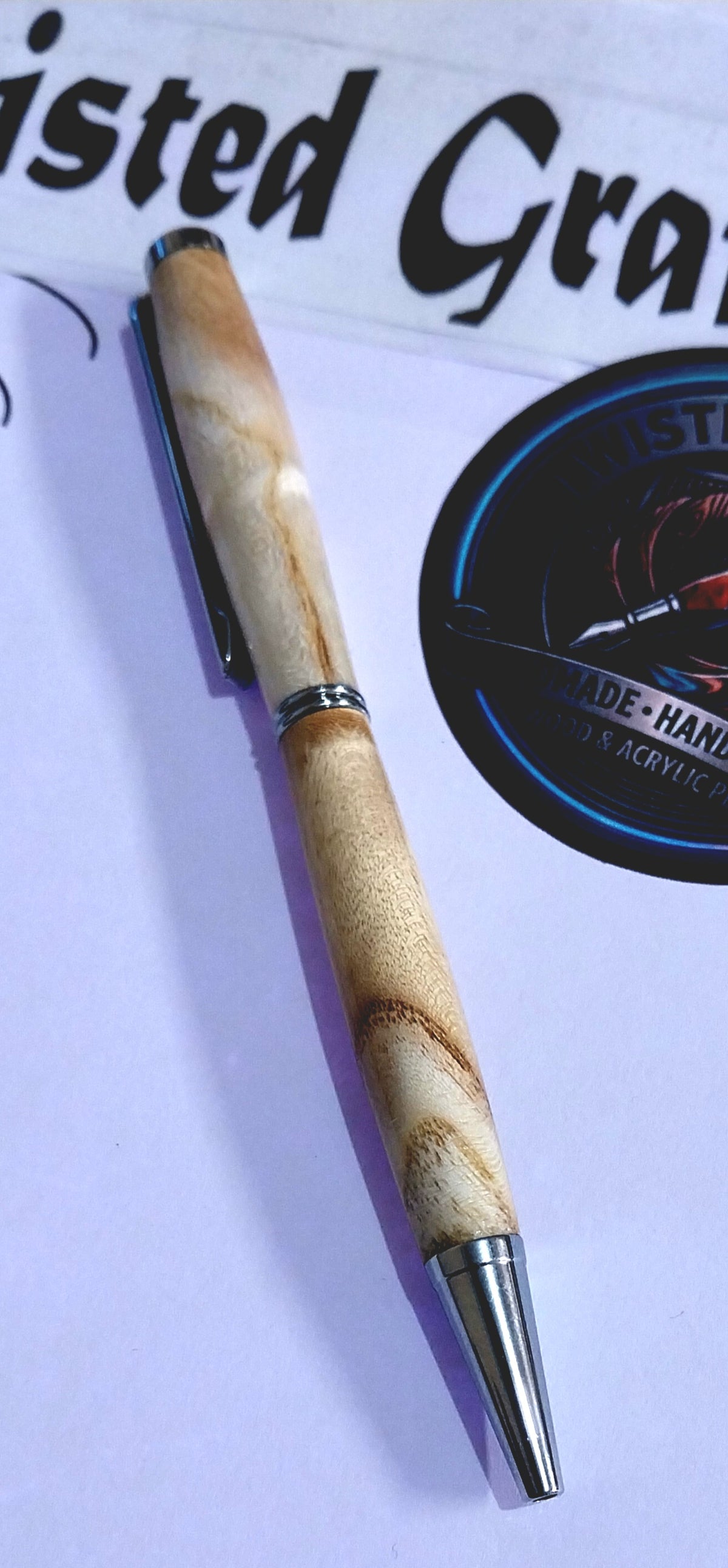 Handcrafted Mulberry Wood Slimline Pen