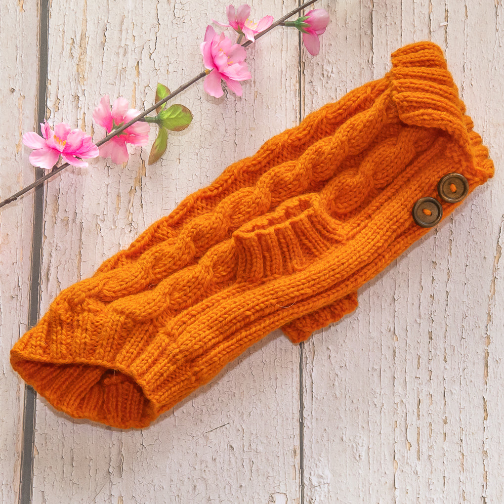 Pet Jumpers - Dog or Cat - 100% Wool - Hand Knitted for Broad Chests