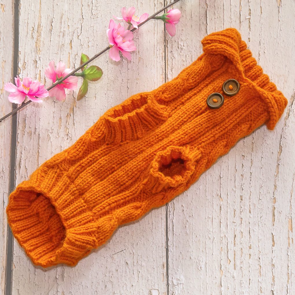 Pet Jumpers - Dog or Cat - 100% Wool - Hand Knitted for Broad Chests