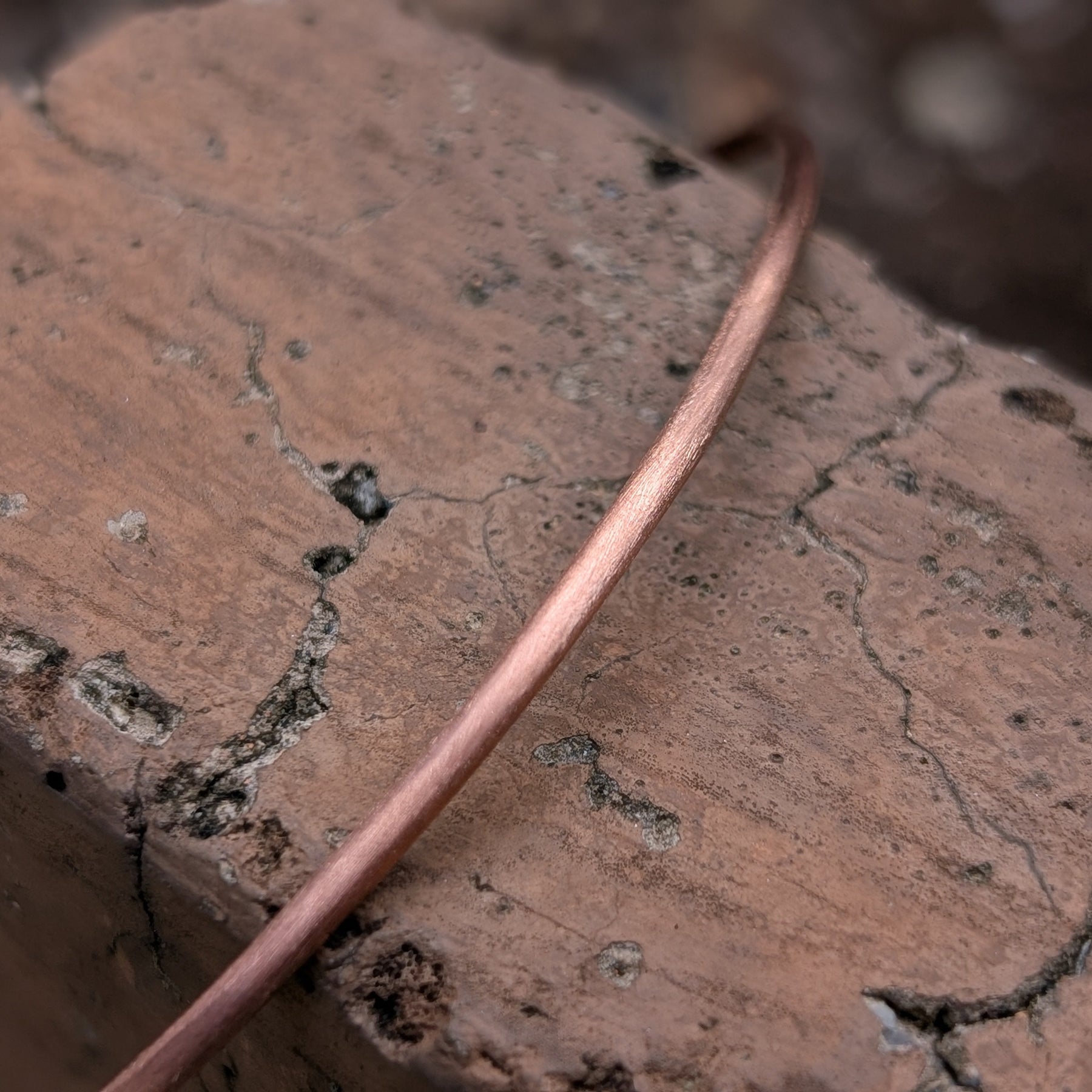 Simple Copper Cuff (Without Gemstone)