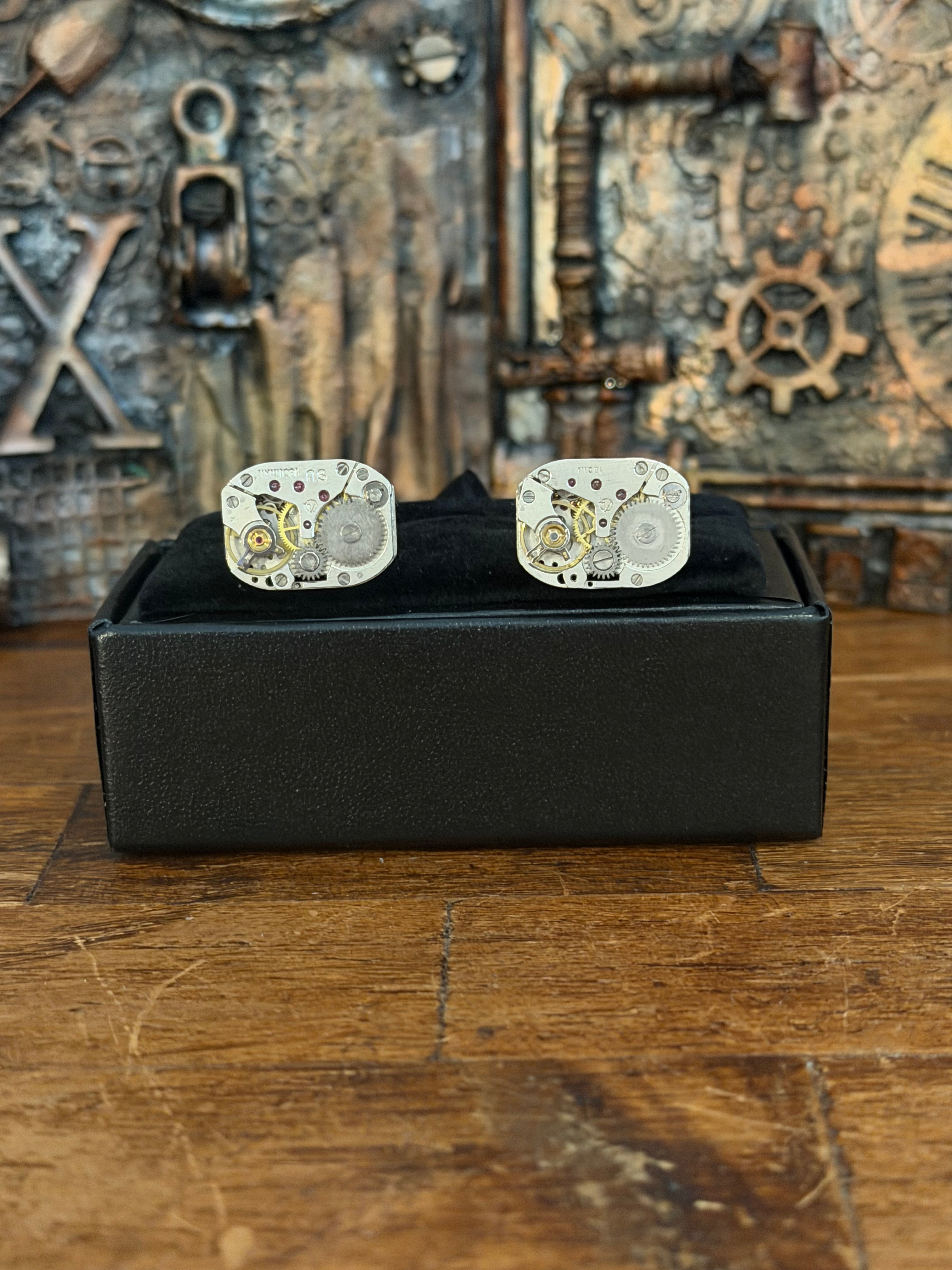 Steampunk Watch Movement Cufflinks