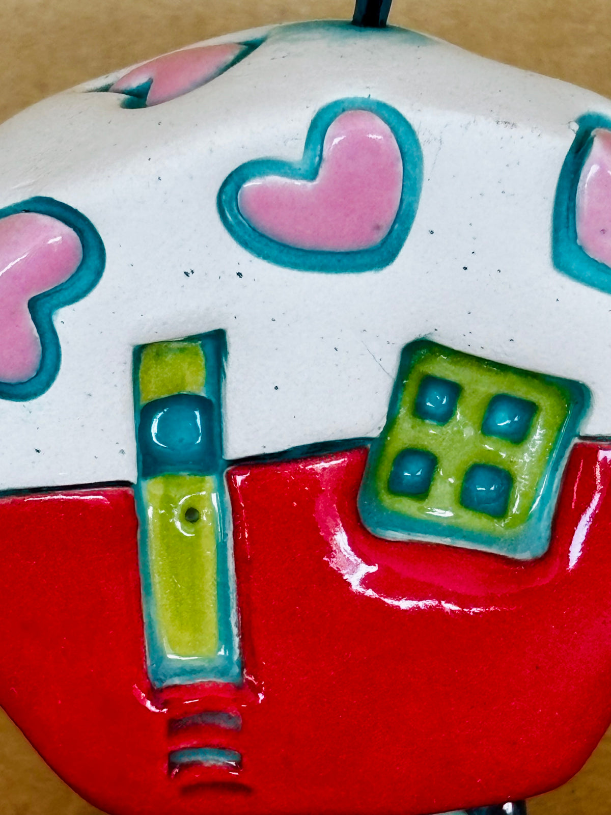 Small Retro Collectable Ceramic Caravan 14