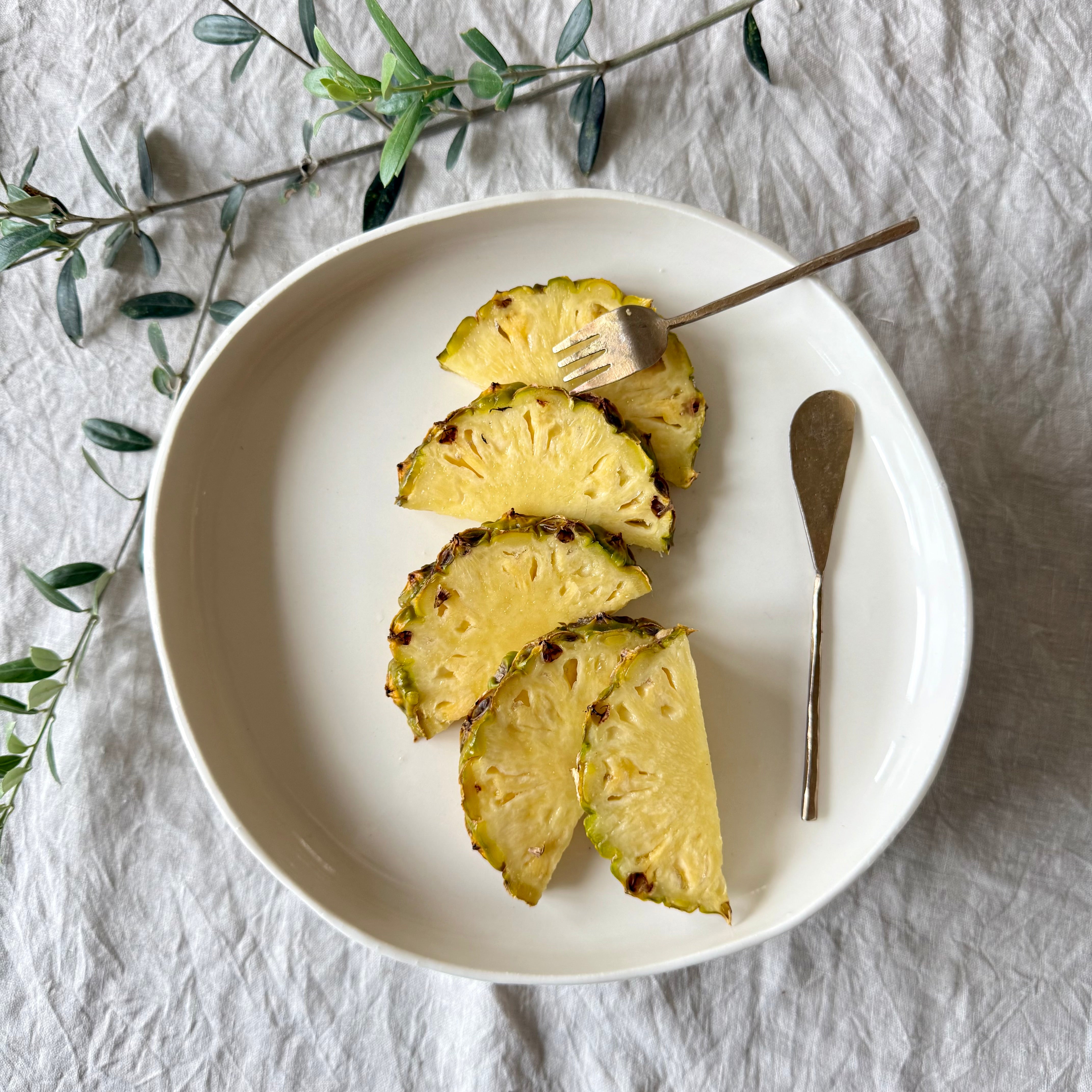 Handmade Porcelain Nesting Plates - Gathered Fruit Collection
