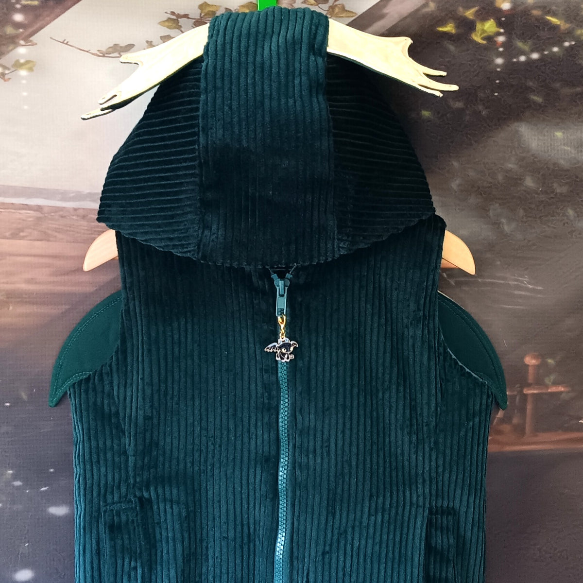Kids Dragon Hooded Vest - size 4-5
