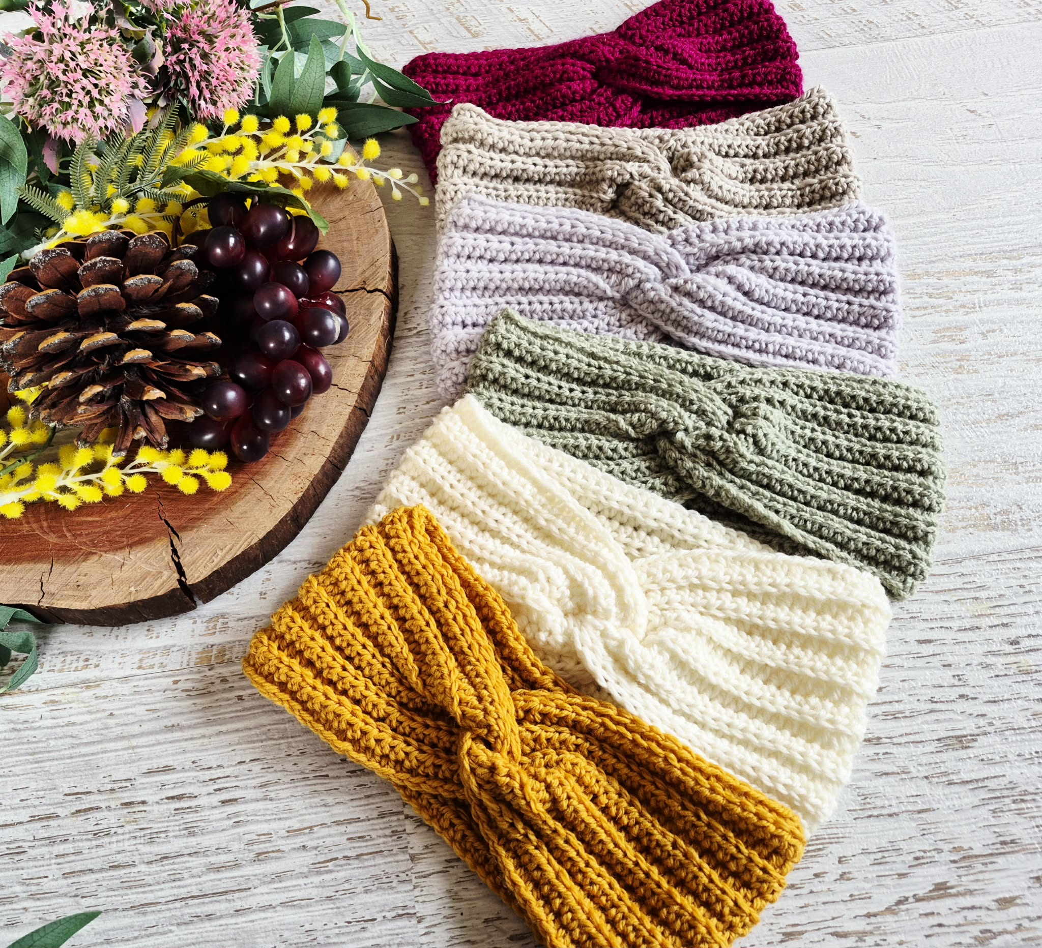 Ladies Headband | Earwarmer | Vintage | Handmade |100% Pure Australian Wool
