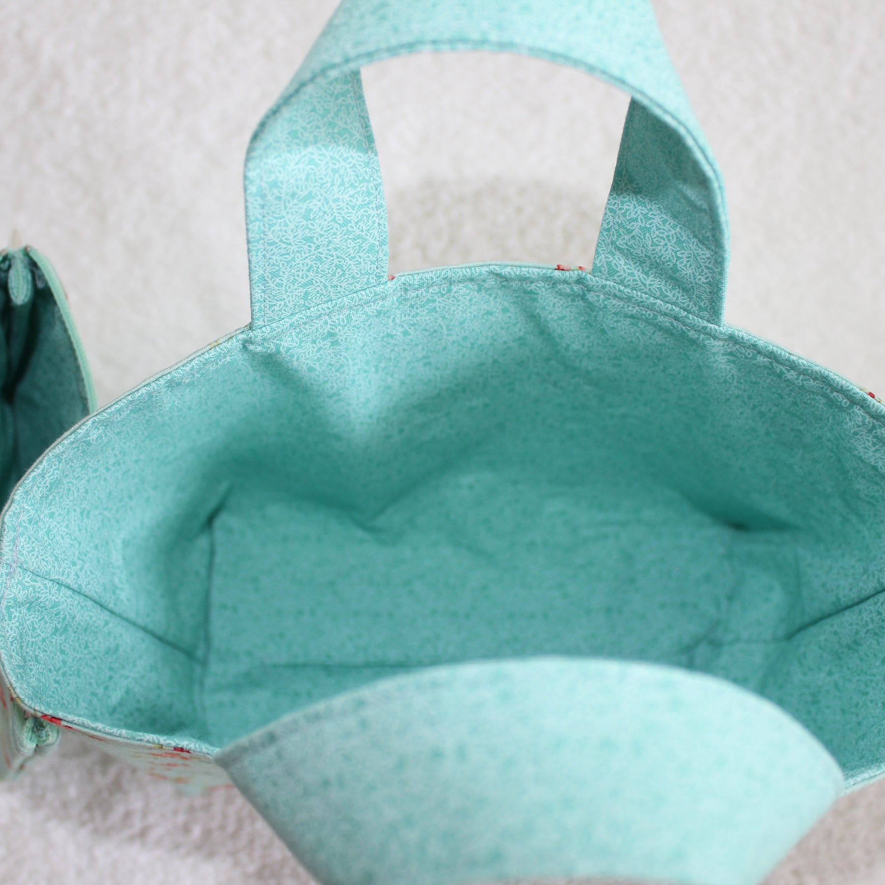AQUAMARINE FLORAL - TINY TOTS TOTE BAG RANGE