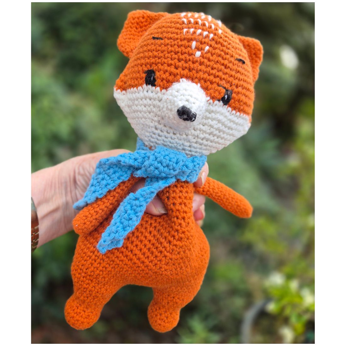 Crochet Brown Baby Fox
