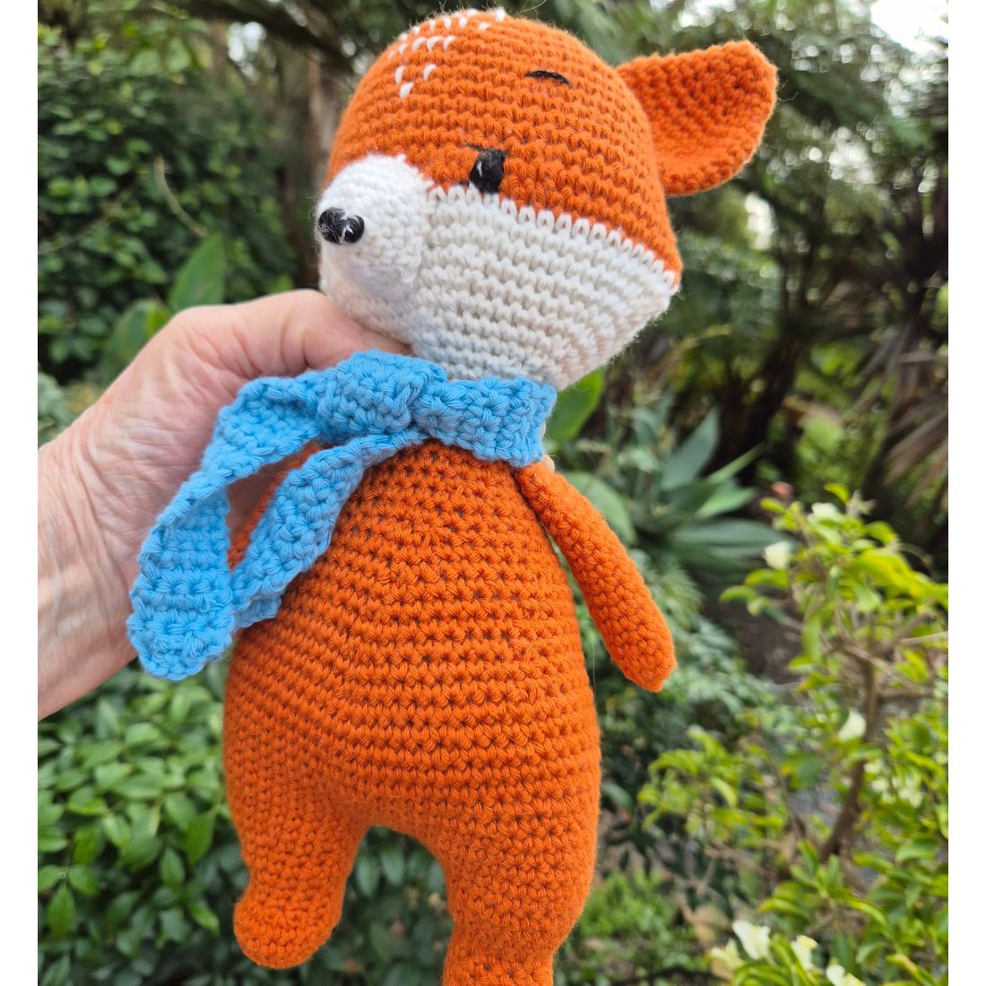 Crochet Brown Baby Fox