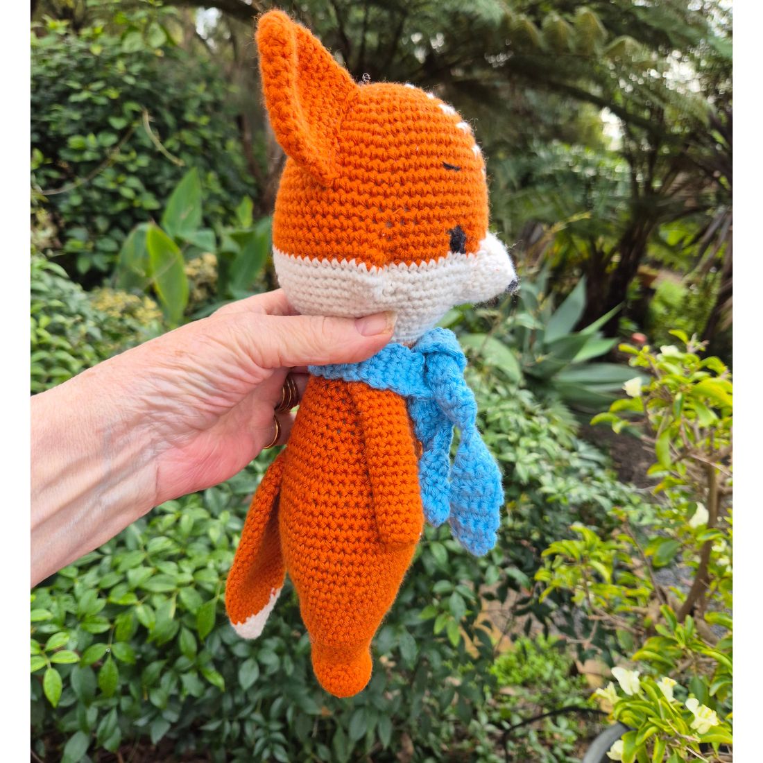 Crochet Brown Baby Fox
