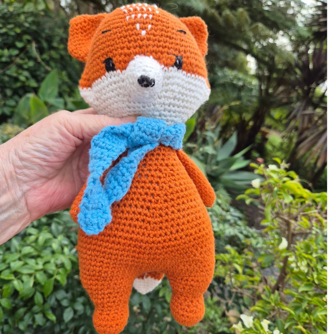Crochet Brown Baby Fox